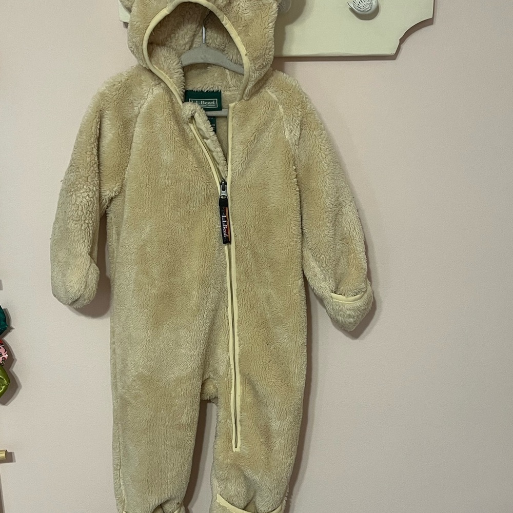 LL Bean One Piece teddy fleece